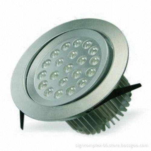 LED Downlight with 29W Power Consumption and 12V AC/DC Voltage, No UV or IR Radiation